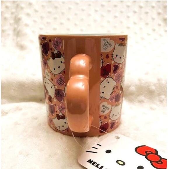 Hello Kitty Valentine Conversation Hearts 18oz Ceramic Mug-NEW - Picture 2 of 6